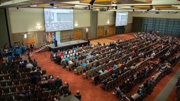 NASA astronaut chats live with 500 students at UNM