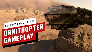 Microsoft Flight Simulator x Dune - Ornithopter Gameplay (4K 60FPS) screenshot 3