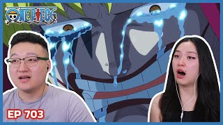 CORA-SAN CARES! 😭 WE LOVE CORA-SAN!!! ♥ | One Piece Episode 703 Couples Reaction & Discussion