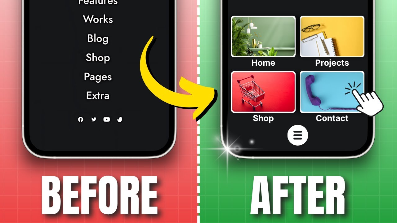 Elementor - Full Width Mobile Menu WITHOUT Plugins