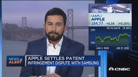 Apple settles patent infringement dispute with Samsung