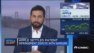 Apple settles patent infringement dispute with Samsung