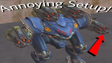 War Robots Test Server 3.6 Gameplay - 4x Hydra Exorcist (Spectre)