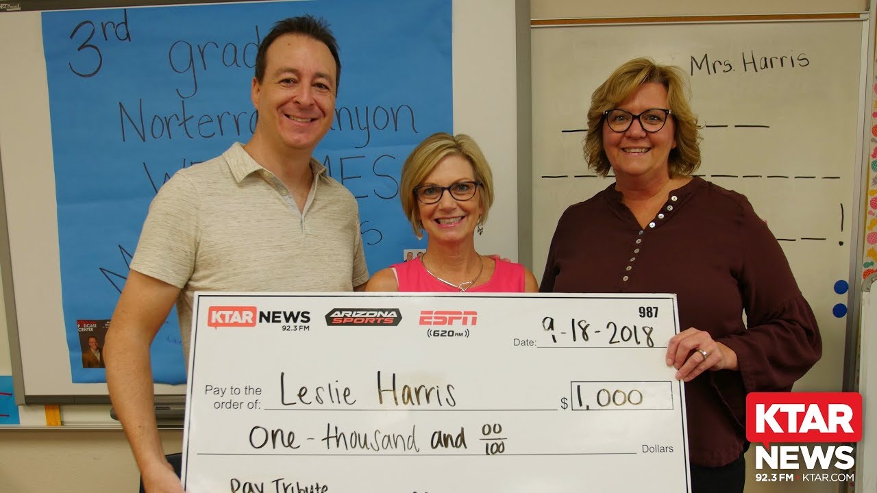 Pay Tribute to a Teacher Leslie Harris Norterra Canyon School YouTube