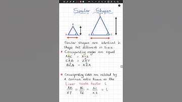 The Secret Math Behind Similar Shapes REVEALED