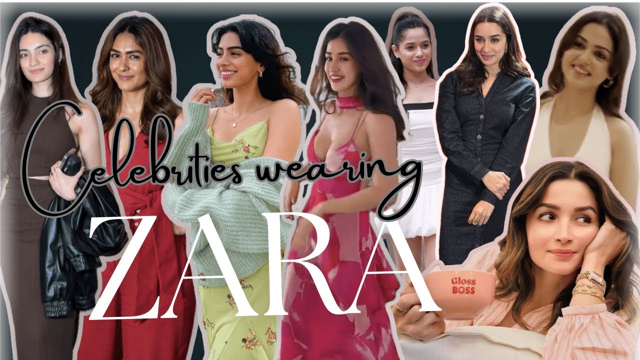 Bollywood Celebrities Wearing Zara Outfits | Alia Bhatt, Shraddha Kapoor, Disha Patani & More