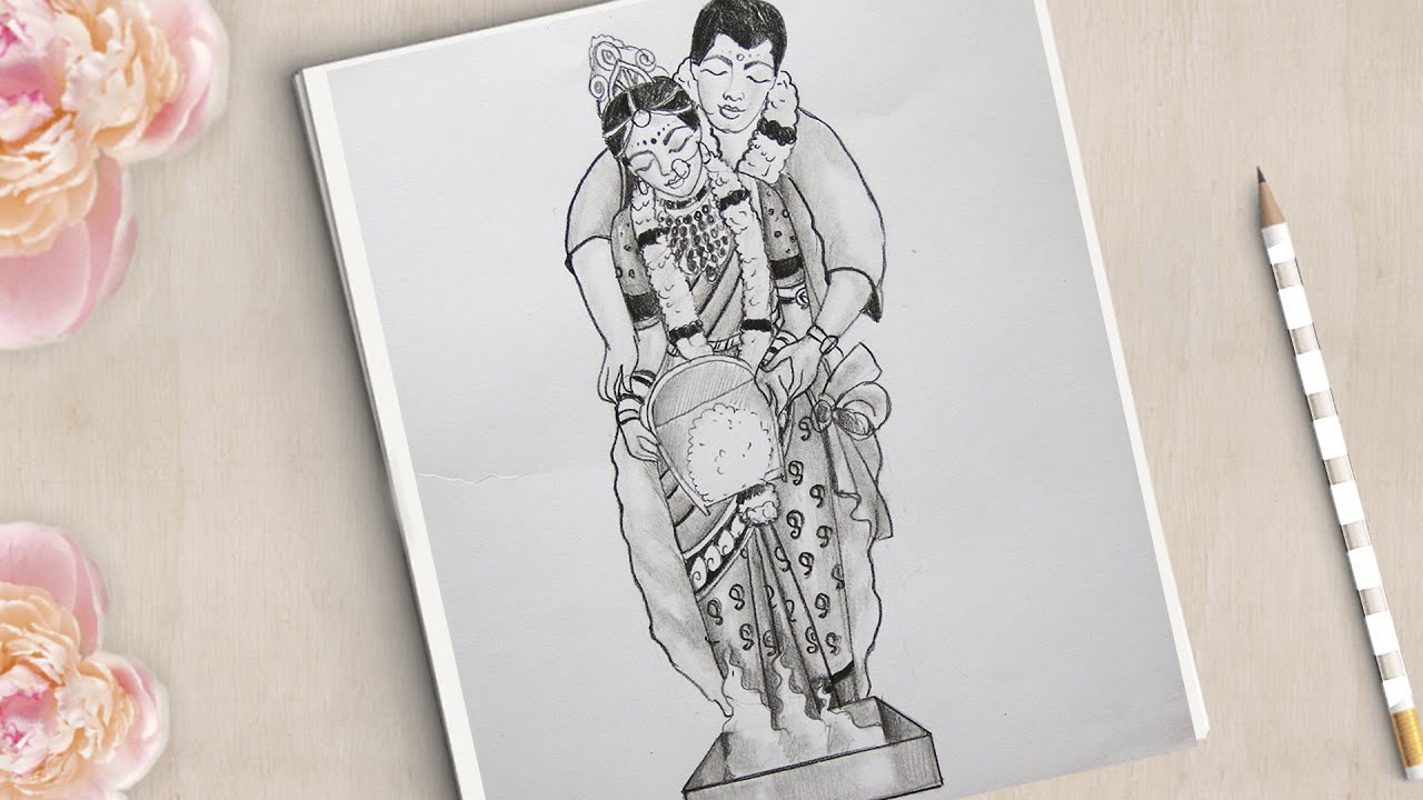 Bengali couple | Funny art prints, Illustration art drawing, Indian art  paintings