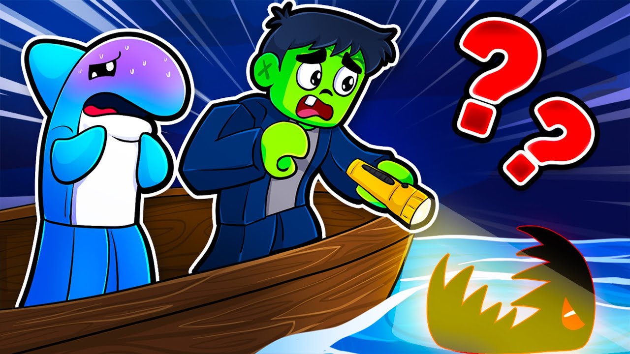 STRANDED at SEA on a SCARY BOAT in Roblox..