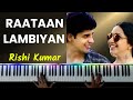 Raataan Lambiyan Piano Instrumental Karaoke Cover Ringtone Shershaah Hindi Song Keyboard mp3