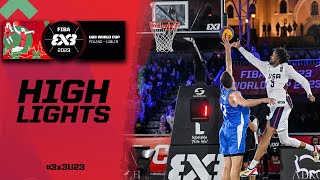 United States Vs Israel Men Highlights Full Game Fiba 3X3 U23 World Cup 2023