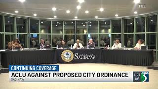 ACLU against proposed Saginaw city ordinance