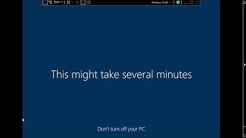 Tutorial on How to reset windows 10 as a blind person