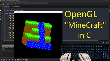 Live coding, OpenGL 1.2 "Minecraft World" in C.