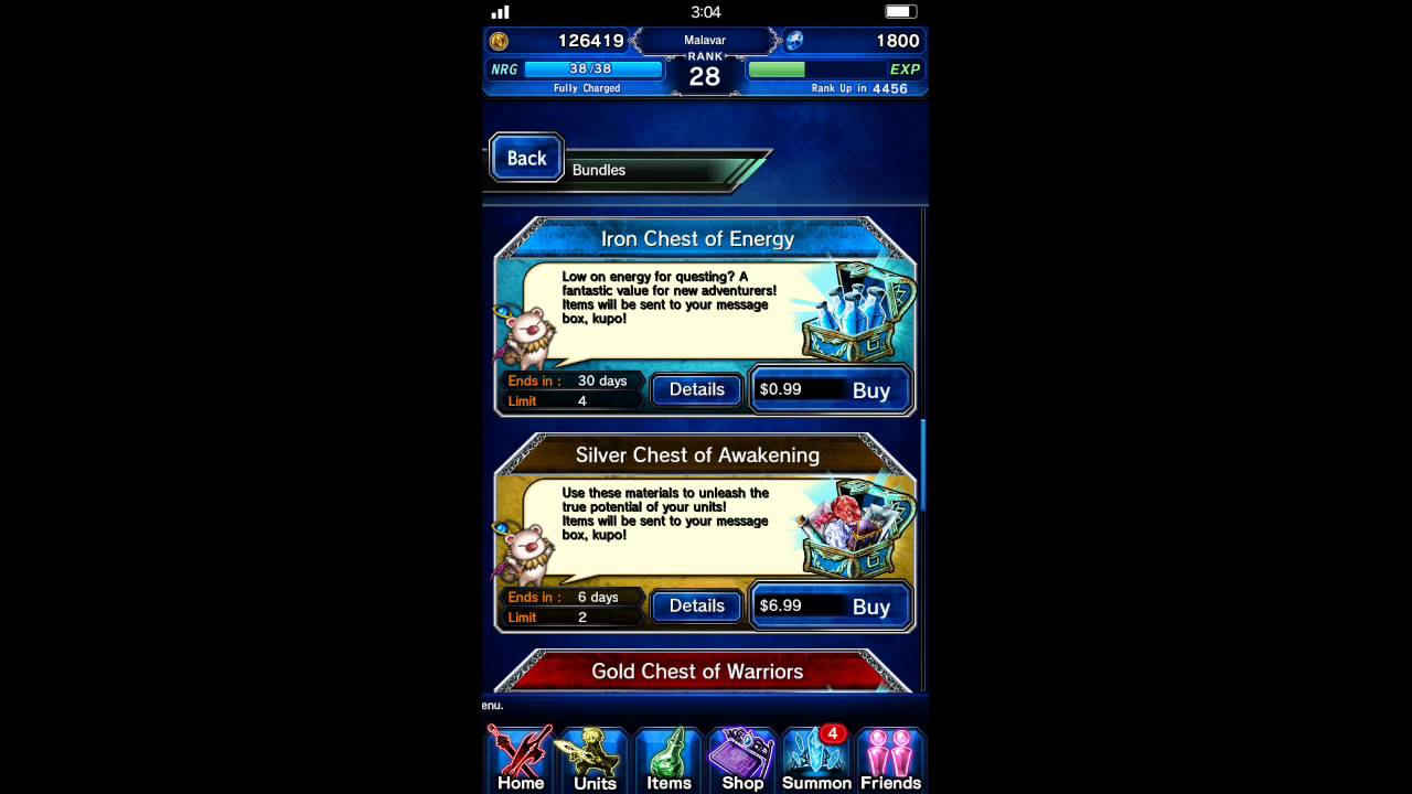 FFBE - New Bundles August 2016 - Worth It???
