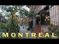 Montreal Walks on Local Streets in Plateau - October 2021