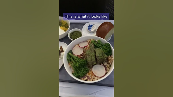 What lunch looks like JFK to LAX in Delta One class