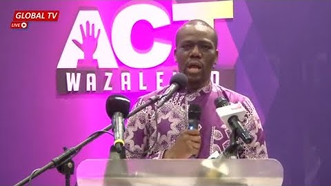 MAALIM SEIF Atangazwa Mwenyekiti Mpya ACT Wazalendo, Zitto Atoa Neno "Ni Ujasiri Kushindana na MIMI"