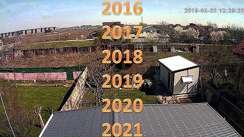6 years in timelapse 2016, 2017, 2018, 2019, 2020, 2021