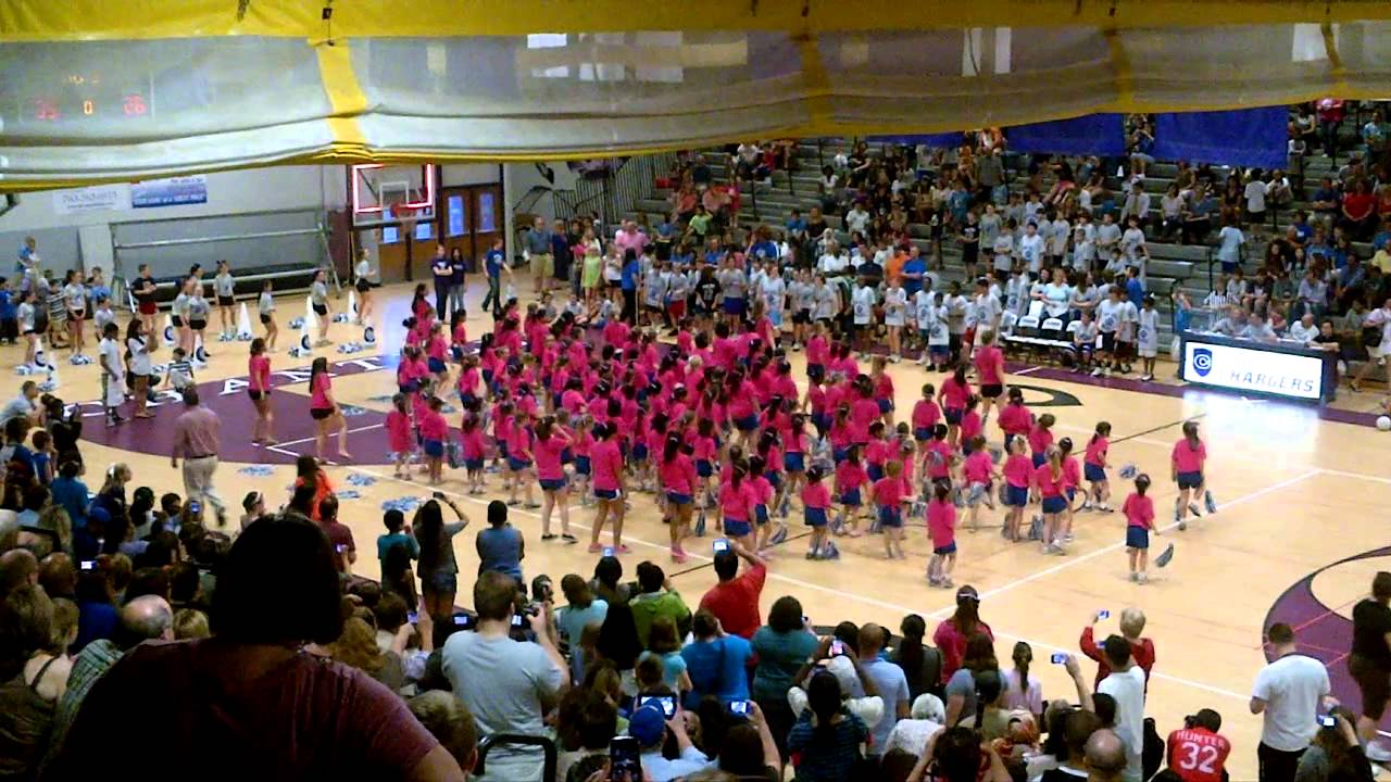 2012 Lees Corner Elementary Cheerleader Halftime Show - YouTube