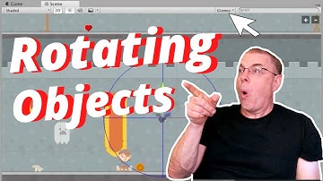 How to create a video game: Rotating 2D objects in Unity