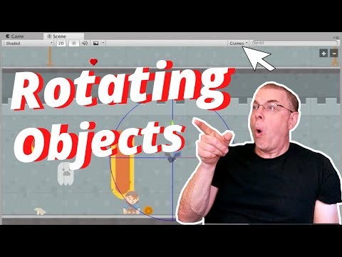 How to create a video game: Rotating 2D objects in Unity