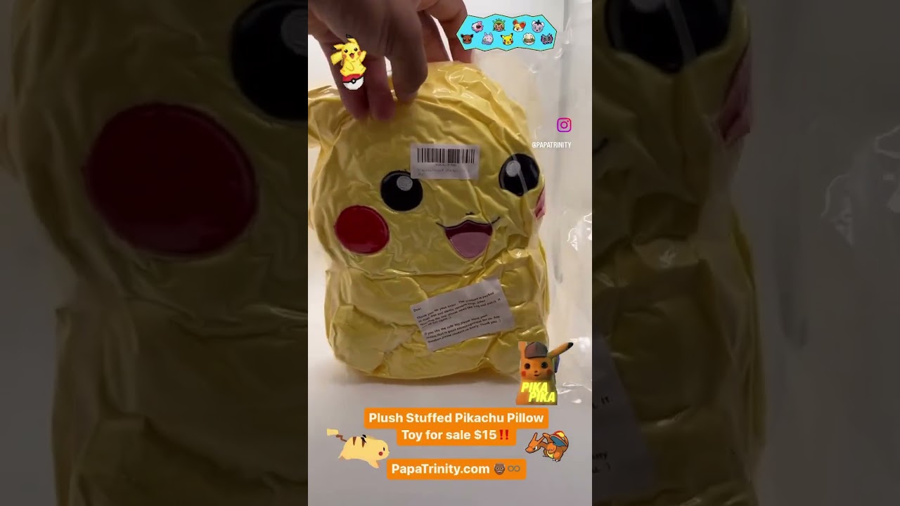 Super Adorable Pikachu Plushie 😍🥰