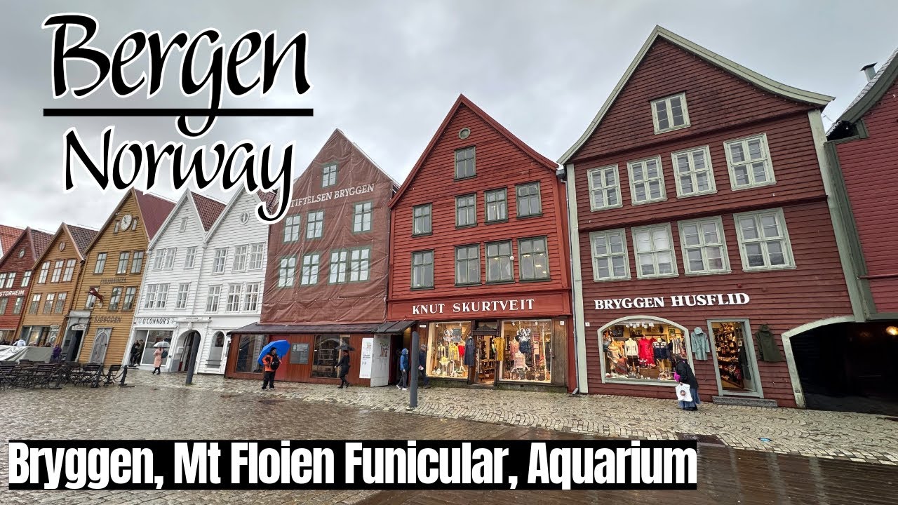 Charming Bergen, Norway | Bryggen, Funicular, Aquarium