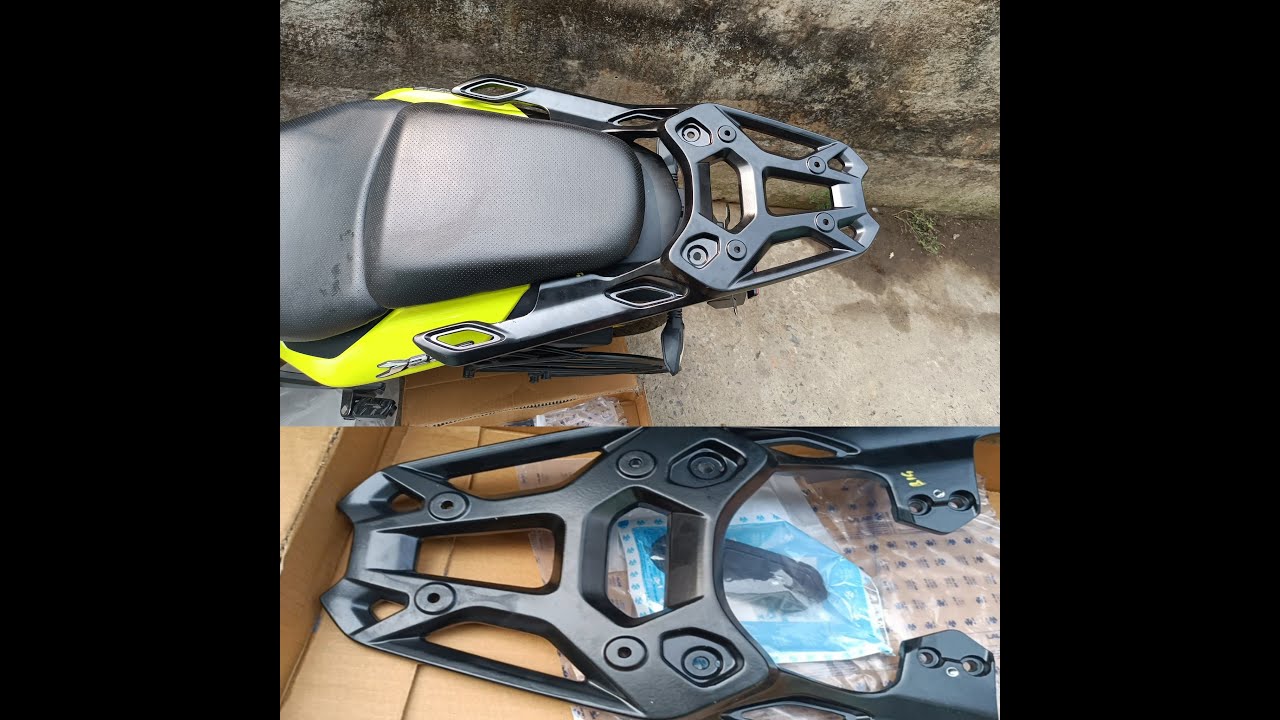 Top Rack Installation On My Dominar 250... YouTube