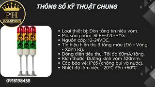 Đèn Tầng Vòm Loại Bóng Tròn Autonics - Slpf - 320- Ryg- Ldtai Sp2 311224 - 517 - Bpn70