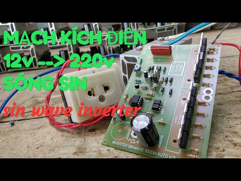 Video inverter sin chuẩn,mạch kích điện sin chuẩn... - youtube