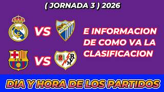REAL MADRID VS MÁLAGA / BARCELONA VS RAYO VALLECANO CUANDO JUEGAN FECHA HORARIO DÍA Y HORA