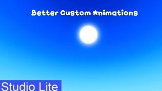 Custom Player Animation | Studio Lite Tutorial