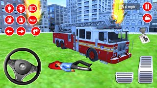 Fire Truck Driving Rescue 911 Fire Engine Games | Fire Brigade Truck Driving – Android Gameplay screenshot 3