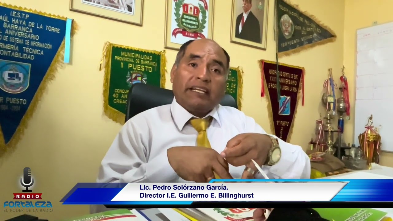 Barranca| I.E. Guillermo E. Billinghurst inicia celebración de sus LXIV de fundación