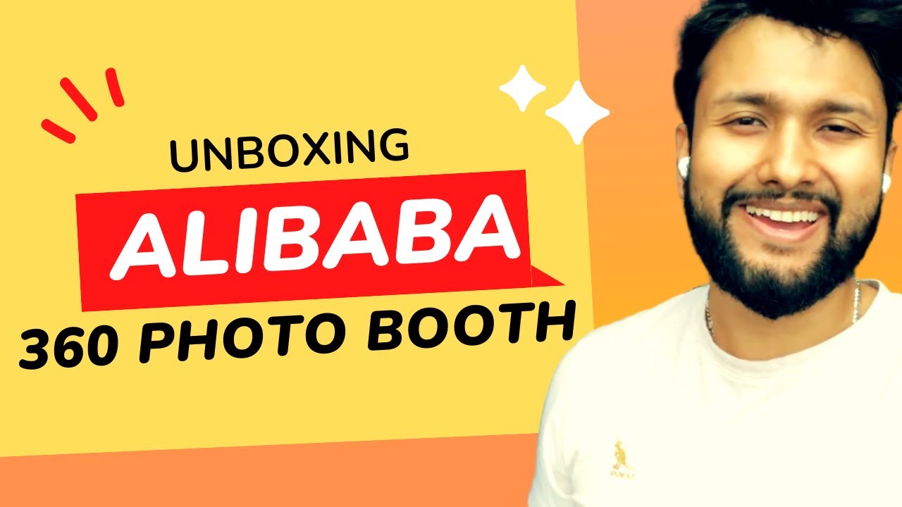 Unboxing 360 Photo Booth from Alibaba