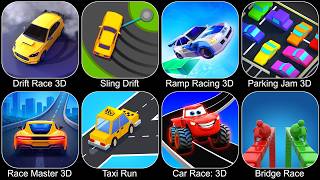 Drift Racing 3D, Sling Drift, Ramp Racing 3D, Parking Jam 3D, Race Master 3D, Taxi Run screenshot 3