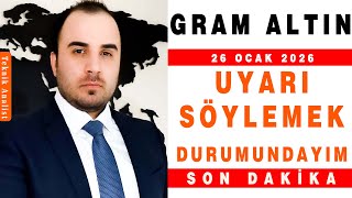 Altin Anali̇zi̇ Söylemek Durumundayim Şenol Kaan 26.01.2026