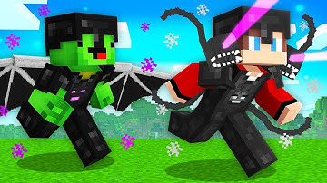 WITHER STORM Armor Speedrunner vs ENDER DRAGON Armor Hunter : JJ vs Mikey in Minecraft Maizen!