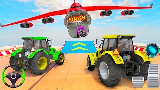 Impossible Mega Ramp Tractor Stunts Game - Truck Stunt: GT Mega Ramp 3D - Android Gameplay screenshot 5