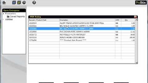 PDE Batch Entry Multi Supplier Purchase Order (GUI)