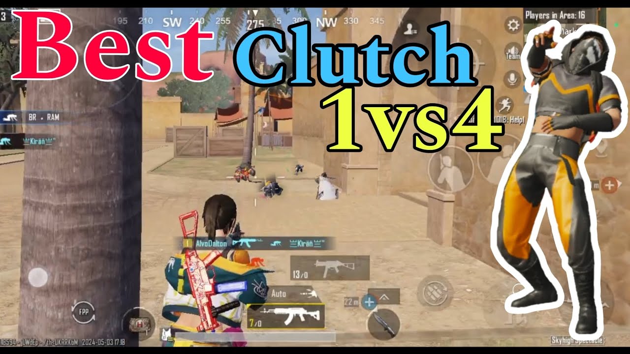 Bgmi best clutch 👿 My first Gameplay video 🥰 | Dalton | - YouTube