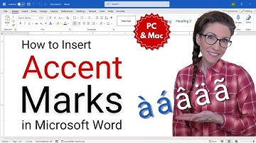How to Insert Accent Marks in Microsoft Word (PC & Mac)