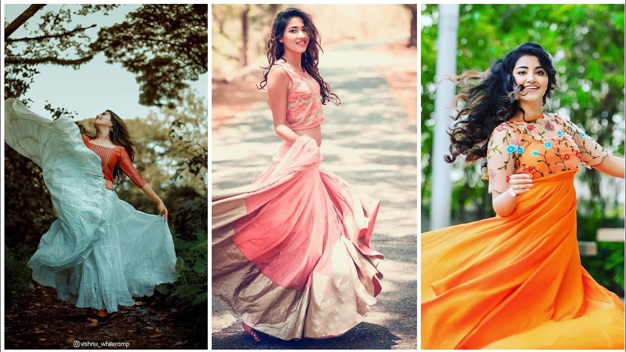 Pin by keshvi on Girl photography poses | Long skirt and top, Photography  poses women, Long skirt and top indian