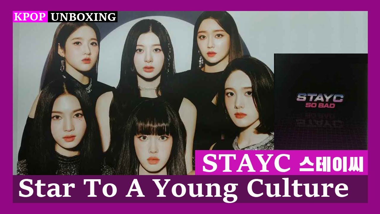 Unboxing STAYC [Star To A Young Culture] 스테이씨 1st single album Kpop  Unboxing 케이팝 언박싱 goods