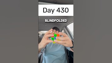 Day 430 of solving the Rubik’s cube blindfolded every single day until I break the National Record.