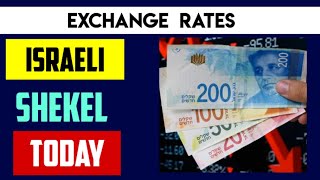 ISRAELI SHEKEL EXCHANGE RATES 21 JUNE 2024