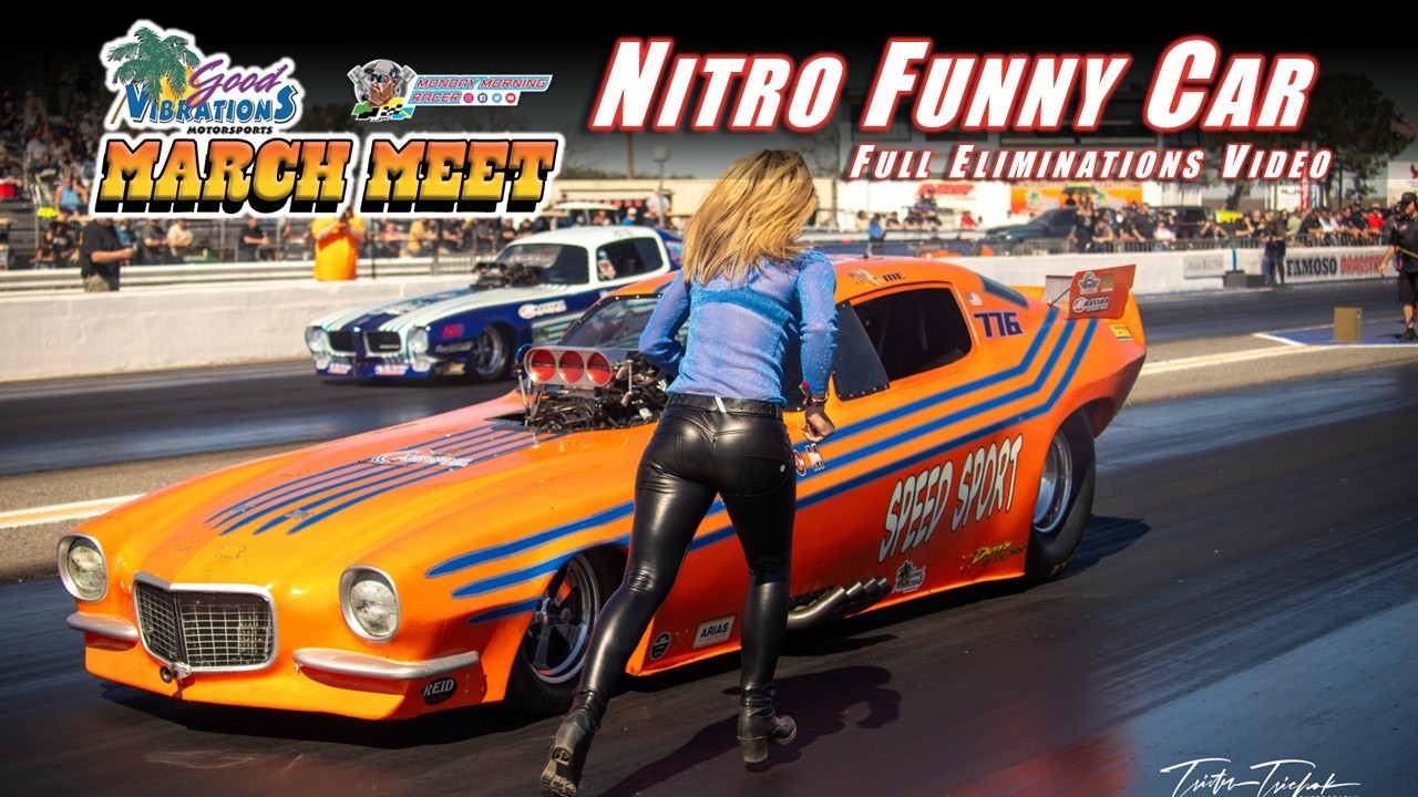 NITRO FUNNY CAR ELIMINATIONS FROM THE 2026 MARCH MEET! DRAG RACING