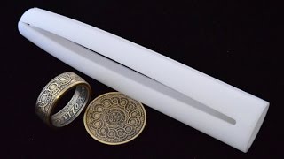 Coin Ring Making Pro Tip #13 MEGA stretcher, new 5/8" and 3/4" coin ring punch & die!