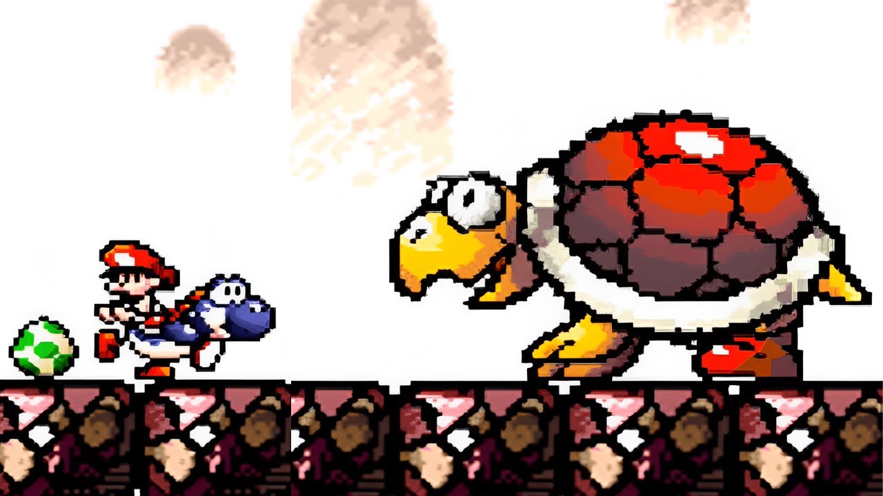 Super Mario World 2: Yoshi's Island All Bosses (No Damage With Ending ...
