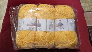 YUYOYE 100% Mercerized Cotton Yarn for Crochet and Knitting - 100g,Red-12 Amazon Review